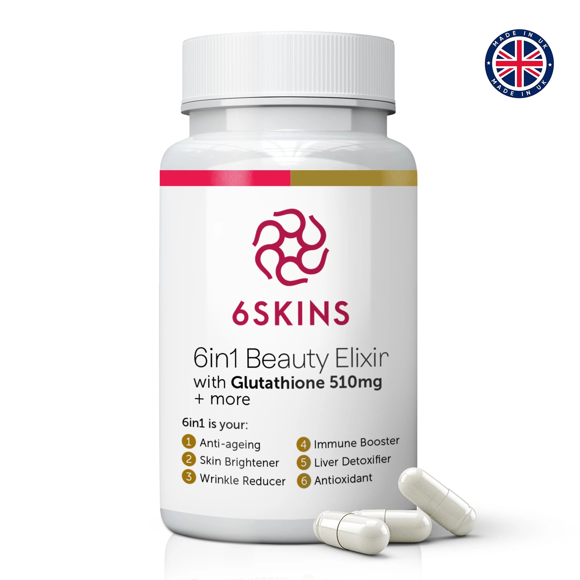 6skins glutathione Supplements