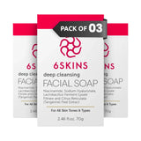 Deep Cleansing Facial Soap Pack of 3