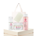 6Skins skincare collection arranged on table